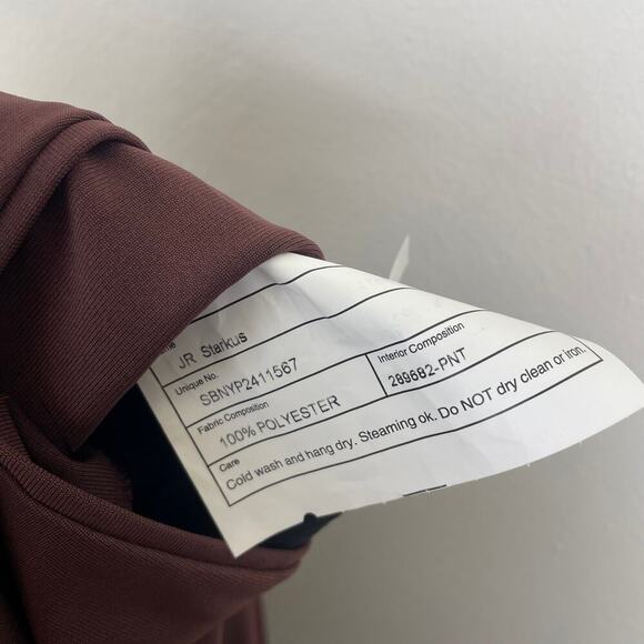 Sene Men’s Soho FlexTech Pants in Maroon Stretch 34x30 - Picture 4 of 6